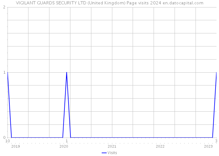 VIGILANT GUARDS SECURITY LTD (United Kingdom) Page visits 2024 