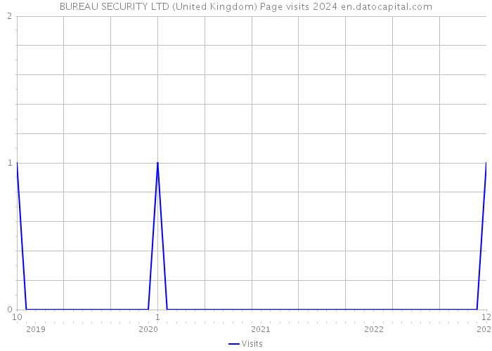 BUREAU SECURITY LTD (United Kingdom) Page visits 2024 