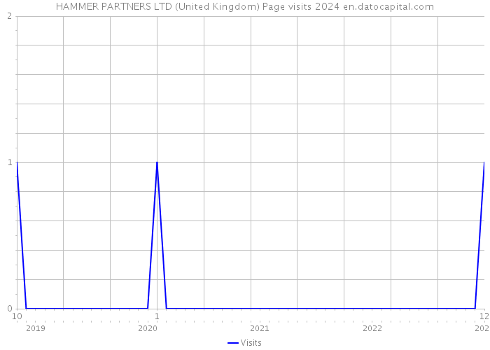 HAMMER PARTNERS LTD (United Kingdom) Page visits 2024 
