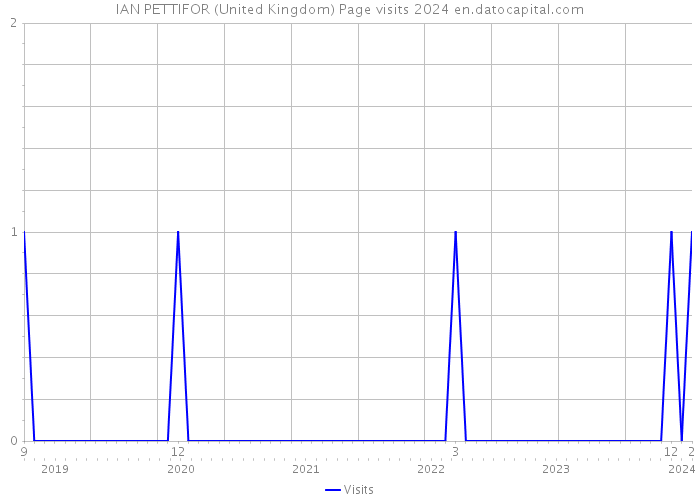 IAN PETTIFOR (United Kingdom) Page visits 2024 