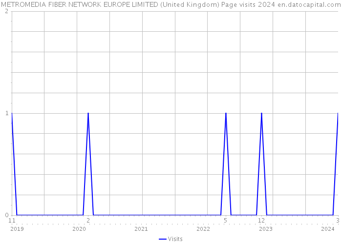 METROMEDIA FIBER NETWORK EUROPE LIMITED (United Kingdom) Page visits 2024 