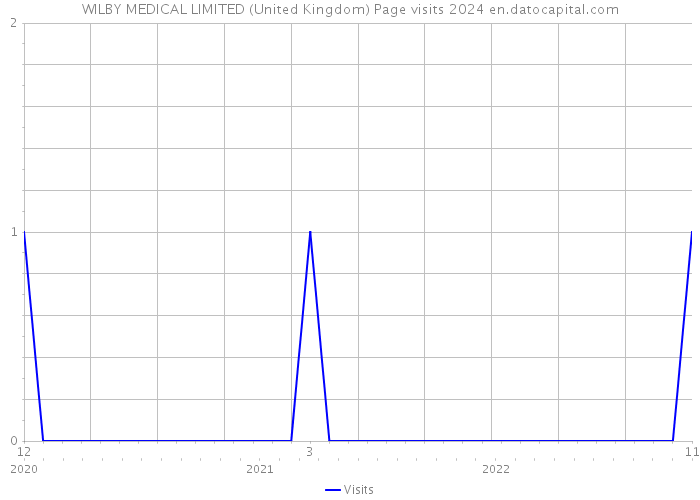 WILBY MEDICAL LIMITED (United Kingdom) Page visits 2024 