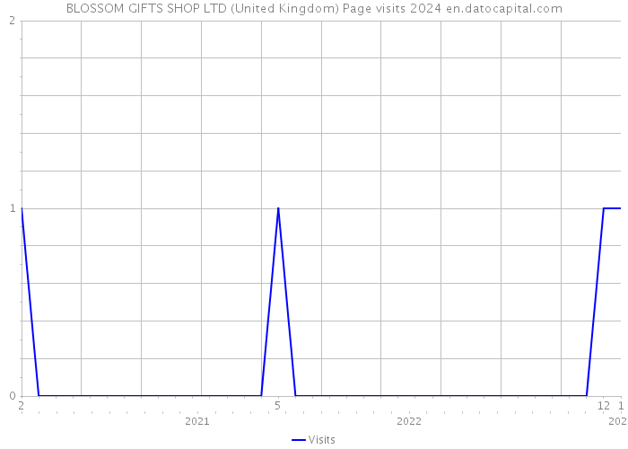 BLOSSOM GIFTS SHOP LTD (United Kingdom) Page visits 2024 