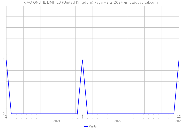 RIVO ONLINE LIMITED (United Kingdom) Page visits 2024 