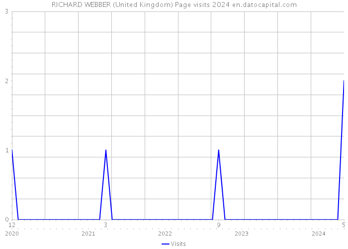 RICHARD WEBBER (United Kingdom) Page visits 2024 