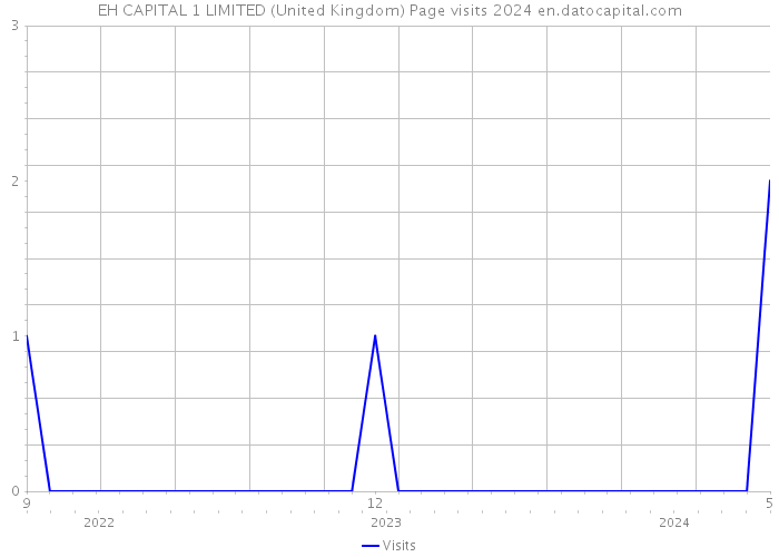 EH CAPITAL 1 LIMITED (United Kingdom) Page visits 2024 