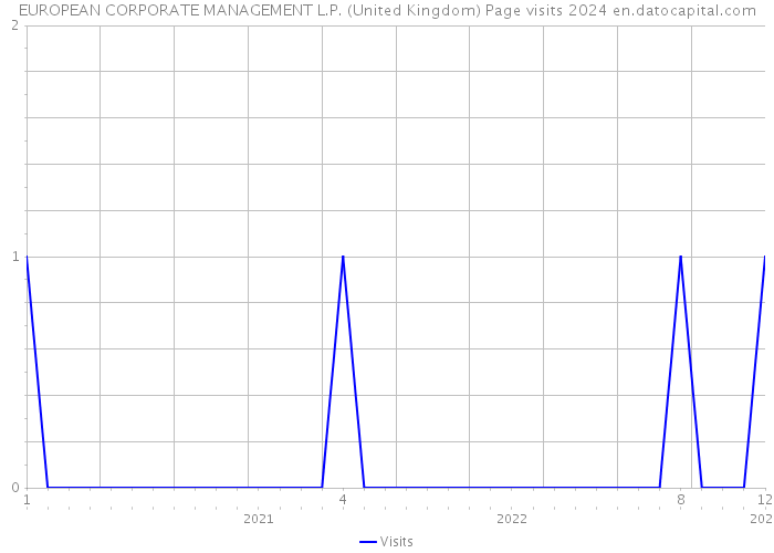 EUROPEAN CORPORATE MANAGEMENT L.P. (United Kingdom) Page visits 2024 