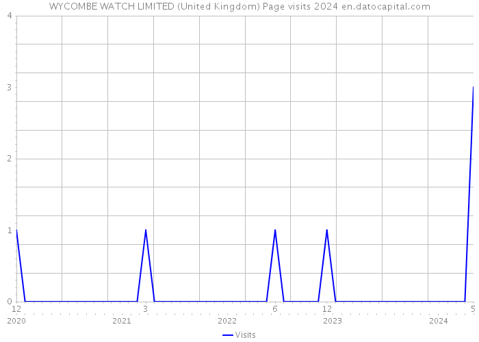 WYCOMBE WATCH LIMITED (United Kingdom) Page visits 2024 