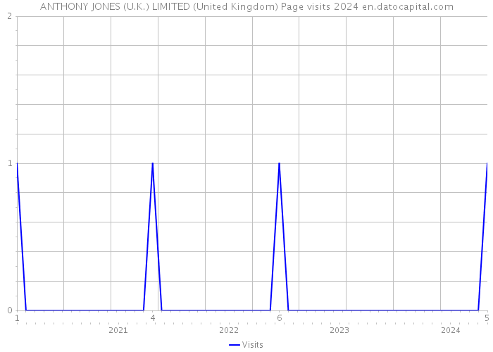 ANTHONY JONES (U.K.) LIMITED (United Kingdom) Page visits 2024 