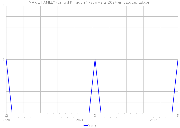 MARIE HAMLEY (United Kingdom) Page visits 2024 