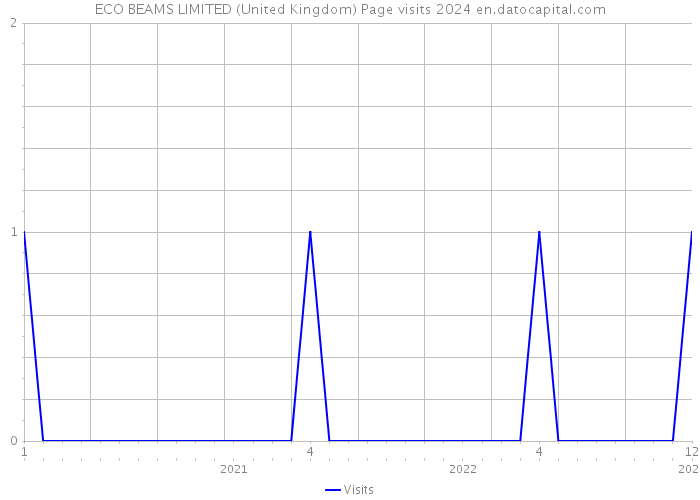 ECO BEAMS LIMITED (United Kingdom) Page visits 2024 