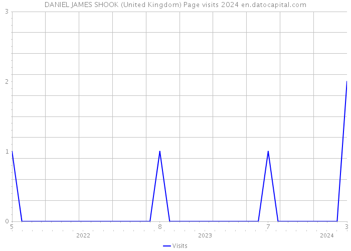 DANIEL JAMES SHOOK (United Kingdom) Page visits 2024 