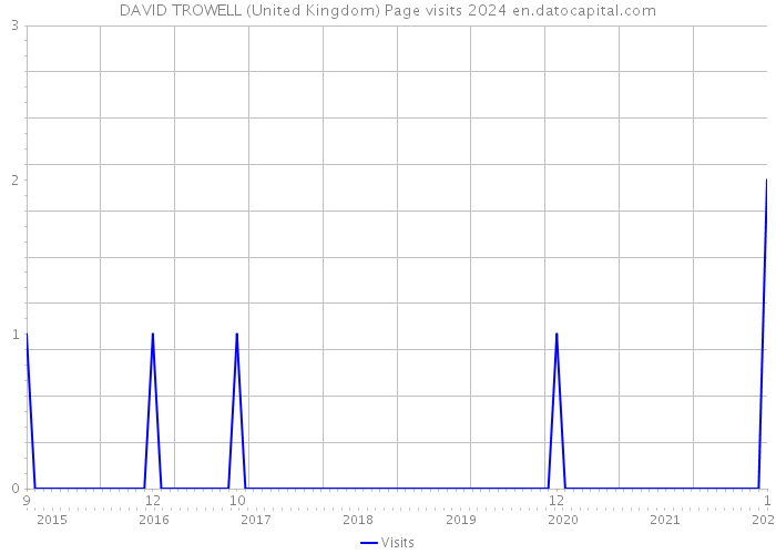 DAVID TROWELL (United Kingdom) Page visits 2024 