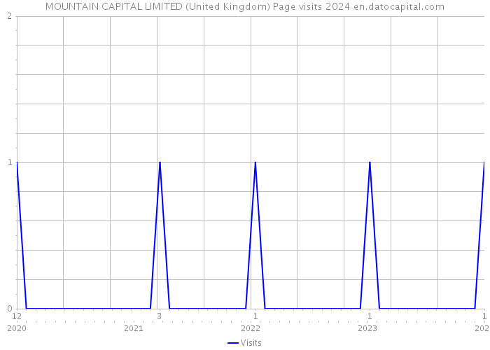 MOUNTAIN CAPITAL LIMITED (United Kingdom) Page visits 2024 