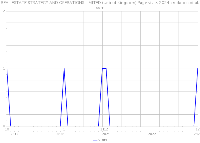 REAL ESTATE STRATEGY AND OPERATIONS LIMITED (United Kingdom) Page visits 2024 