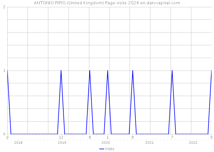 ANTONIO PIPIO (United Kingdom) Page visits 2024 
