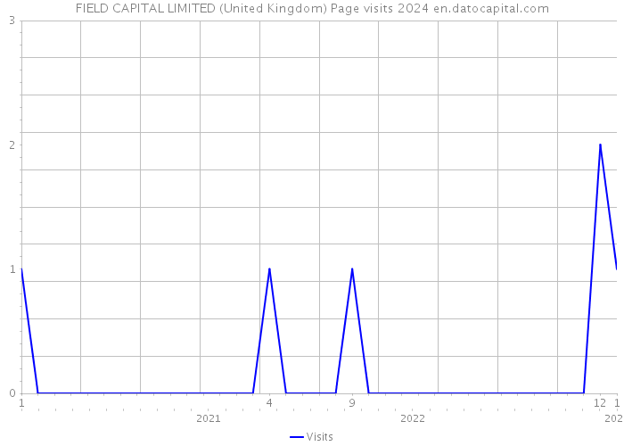 FIELD CAPITAL LIMITED (United Kingdom) Page visits 2024 