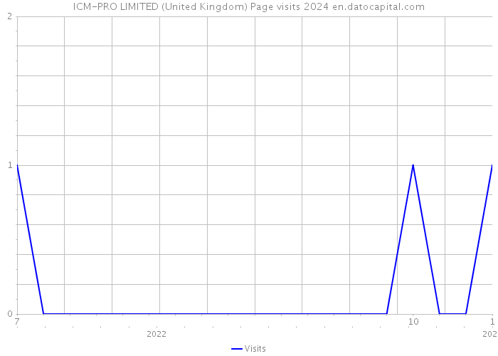 ICM-PRO LIMITED (United Kingdom) Page visits 2024 