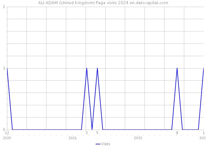 ALI ADAM (United Kingdom) Page visits 2024 