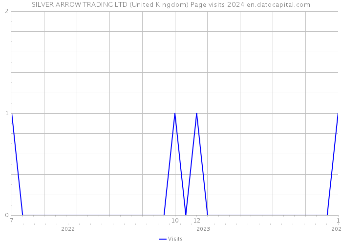 SILVER ARROW TRADING LTD (United Kingdom) Page visits 2024 