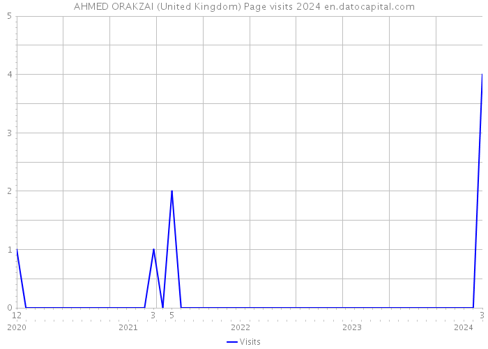 AHMED ORAKZAI (United Kingdom) Page visits 2024 