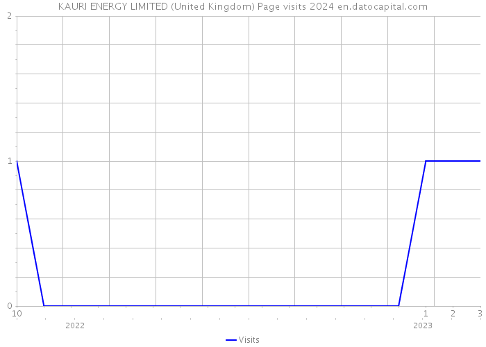KAURI ENERGY LIMITED (United Kingdom) Page visits 2024 