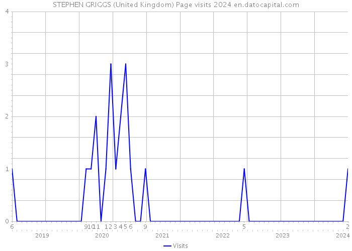 STEPHEN GRIGGS (United Kingdom) Page visits 2024 