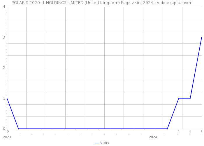 POLARIS 2020-1 HOLDINGS LIMITED (United Kingdom) Page visits 2024 