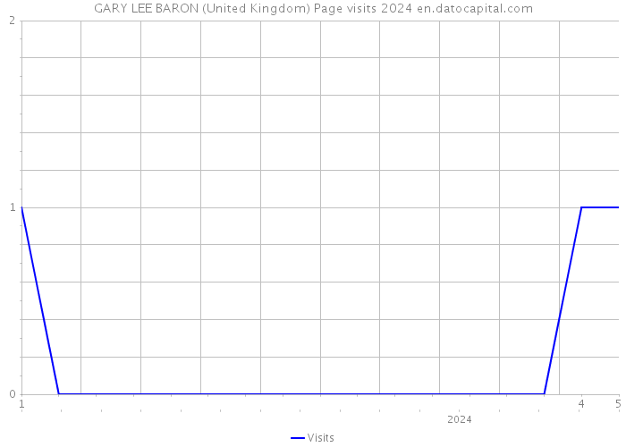 GARY LEE BARON (United Kingdom) Page visits 2024 