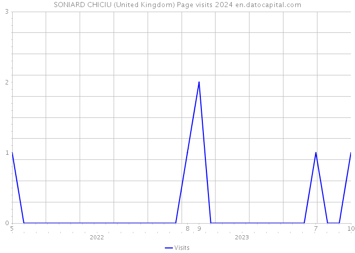 SONIARD CHICIU (United Kingdom) Page visits 2024 