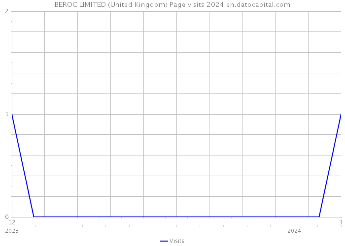 BEROC LIMITED (United Kingdom) Page visits 2024 