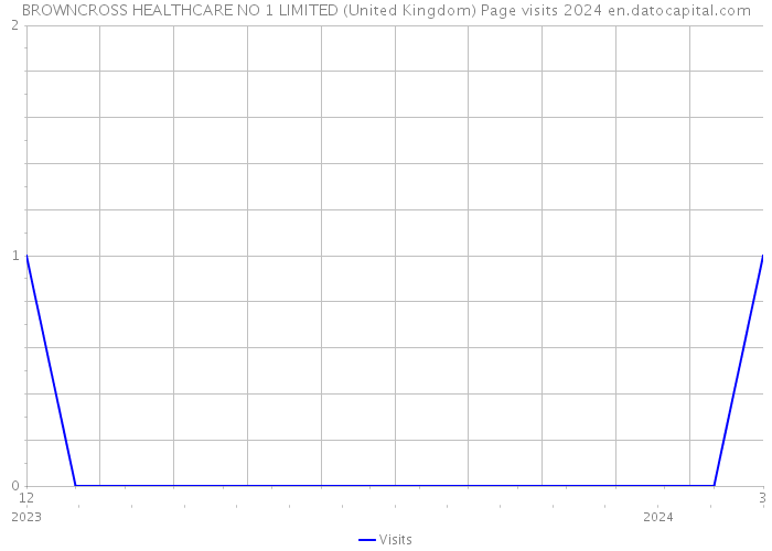 BROWNCROSS HEALTHCARE NO 1 LIMITED (United Kingdom) Page visits 2024 