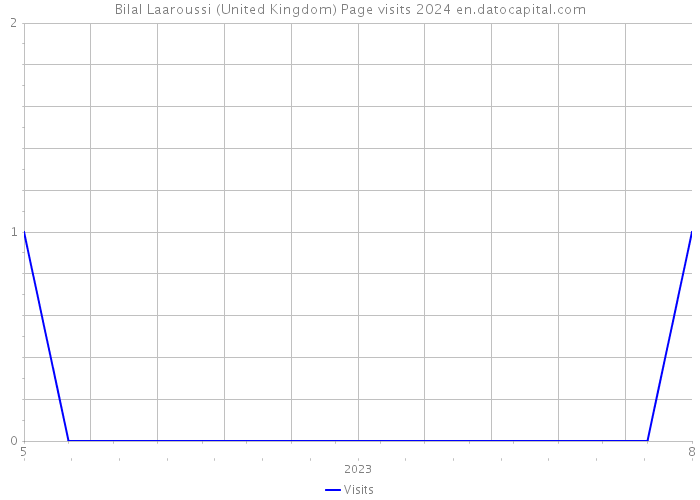 Bilal Laaroussi (United Kingdom) Page visits 2024 