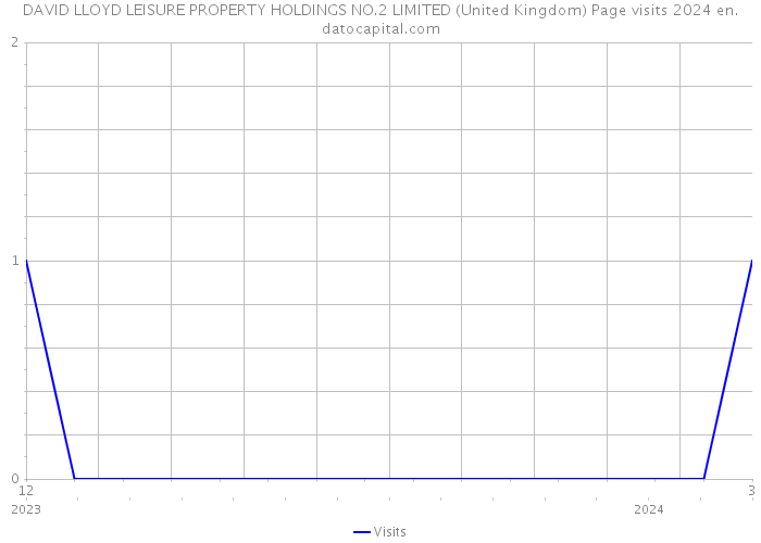 DAVID LLOYD LEISURE PROPERTY HOLDINGS NO.2 LIMITED (United Kingdom) Page visits 2024 