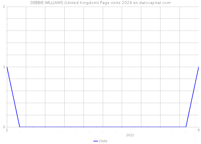 DEBBIE WILLIAMS (United Kingdom) Page visits 2024 