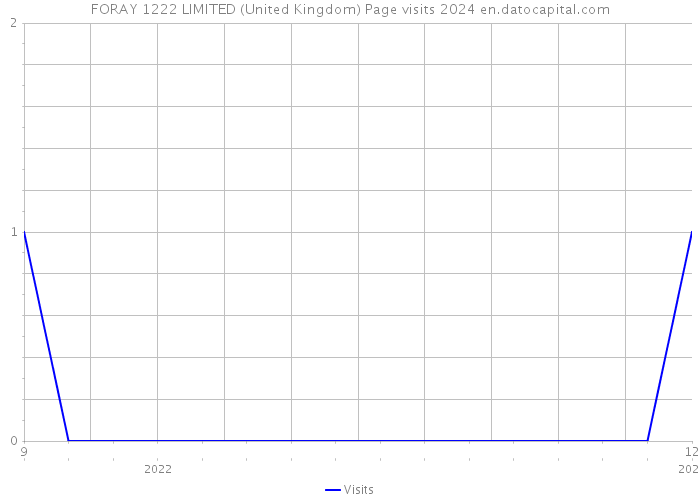FORAY 1222 LIMITED (United Kingdom) Page visits 2024 