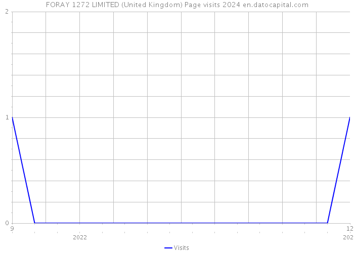 FORAY 1272 LIMITED (United Kingdom) Page visits 2024 