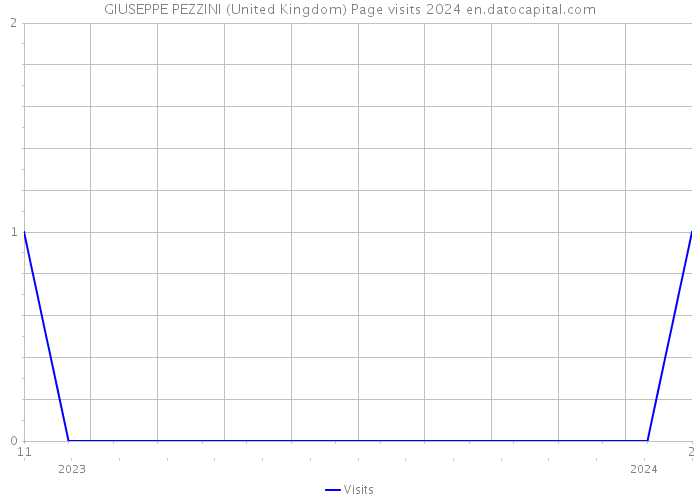 GIUSEPPE PEZZINI (United Kingdom) Page visits 2024 
