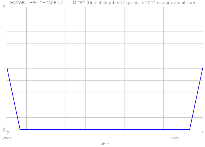 HASWELL HEALTHCARE NO. 1 LIMITED (United Kingdom) Page visits 2024 