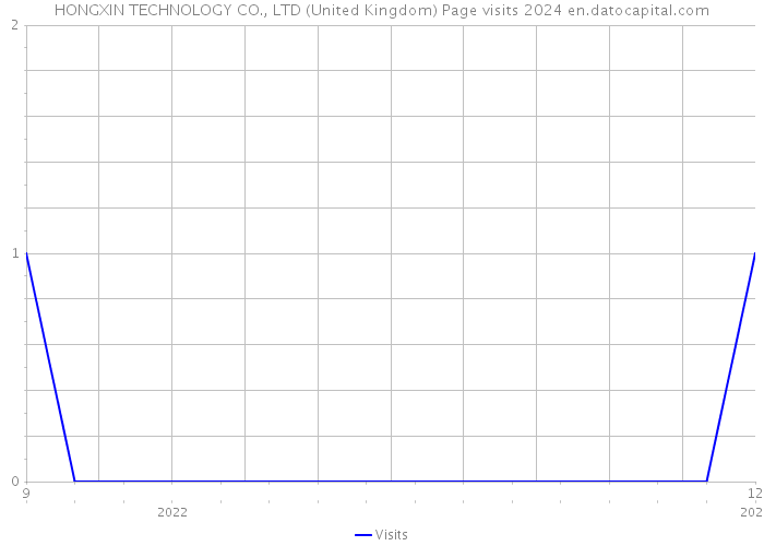 HONGXIN TECHNOLOGY CO., LTD (United Kingdom) Page visits 2024 