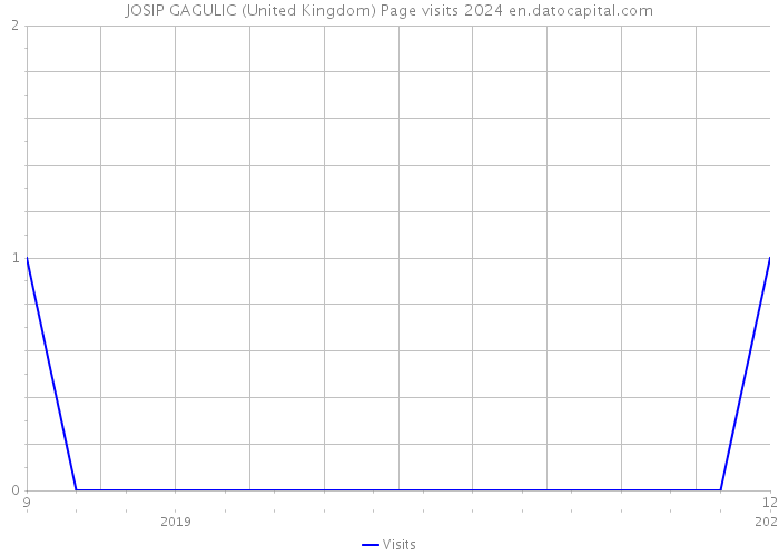 JOSIP GAGULIC (United Kingdom) Page visits 2024 