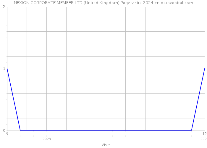 NEXION CORPORATE MEMBER LTD (United Kingdom) Page visits 2024 