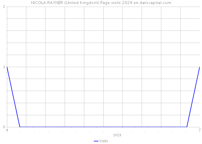 NICOLA RAYNER (United Kingdom) Page visits 2024 