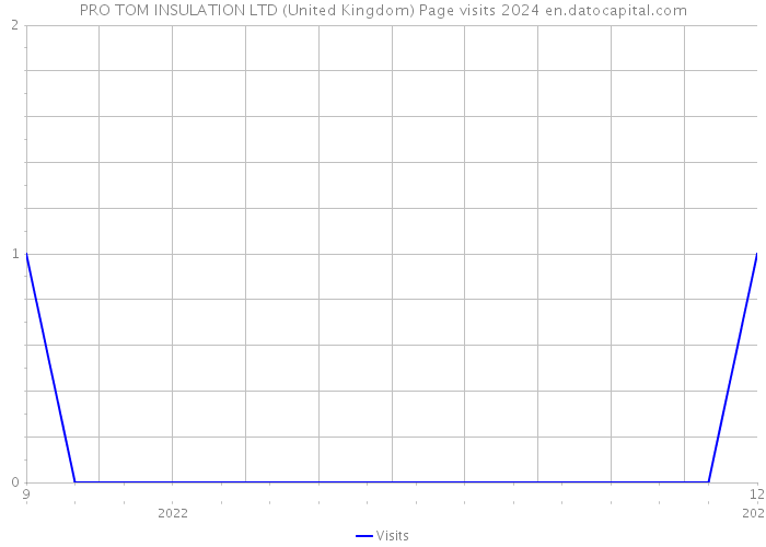 PRO TOM INSULATION LTD (United Kingdom) Page visits 2024 