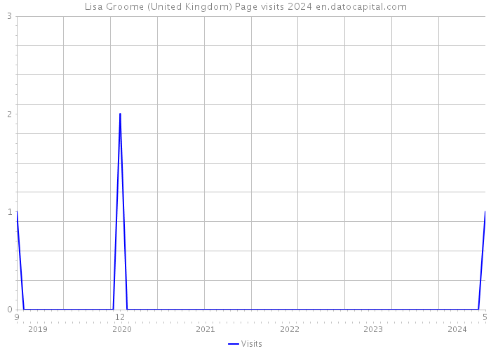 Lisa Groome (United Kingdom) Page visits 2024 