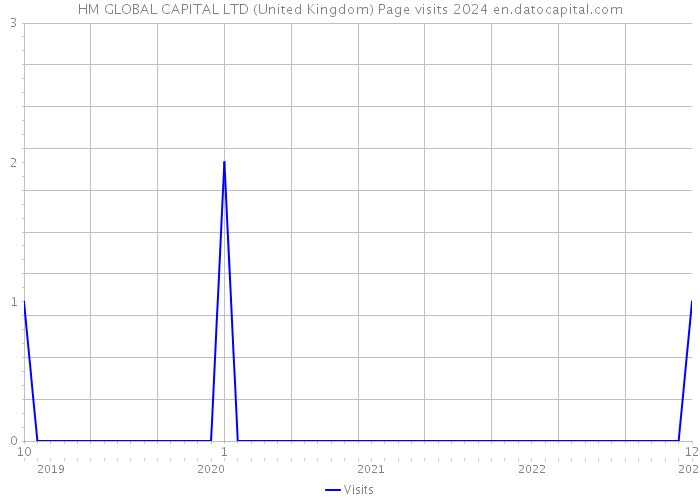 HM GLOBAL CAPITAL LTD (United Kingdom) Page visits 2024 