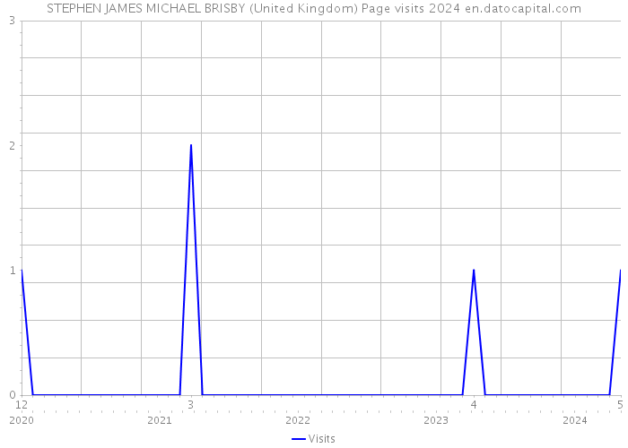 STEPHEN JAMES MICHAEL BRISBY (United Kingdom) Page visits 2024 