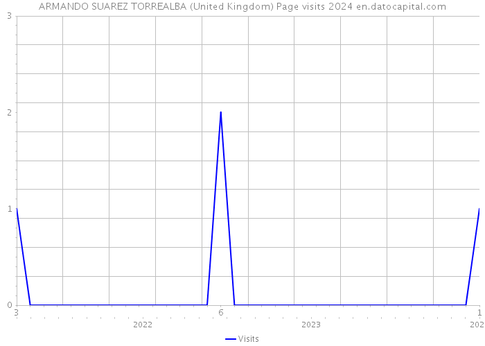 ARMANDO SUAREZ TORREALBA (United Kingdom) Page visits 2024 