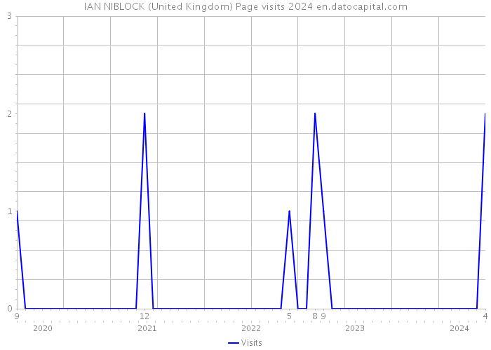 IAN NIBLOCK (United Kingdom) Page visits 2024 