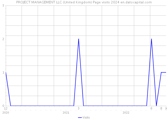 PROJECT MANAGEMENT LLC (United Kingdom) Page visits 2024 